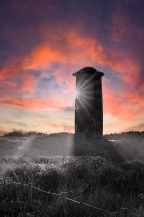 Der Wasserturm in seiner ganzen Pracht