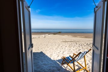 Vom Strandhaus zum Meer