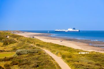 Segeln entlang der Küste von Zeeland