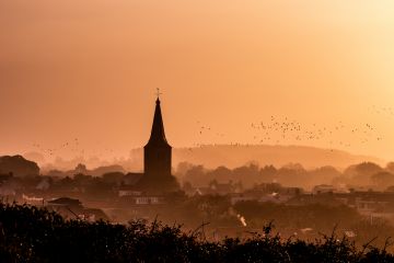 Domburg gloeit