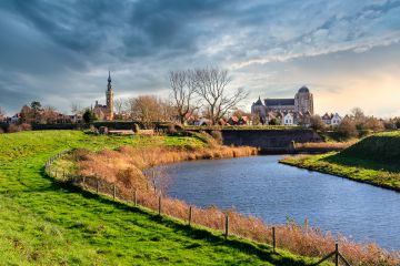 Zicht over de Vest van Veere